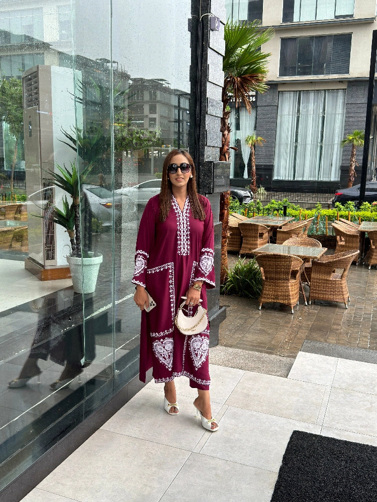 Picture of Manahils - Majestic Spade Georgette Fabric - Available at Raja Sahib