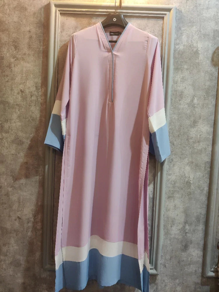 Picture of Manahils - Pastel Lalic And Ice Blue Shirt - Available at Raja Sahib