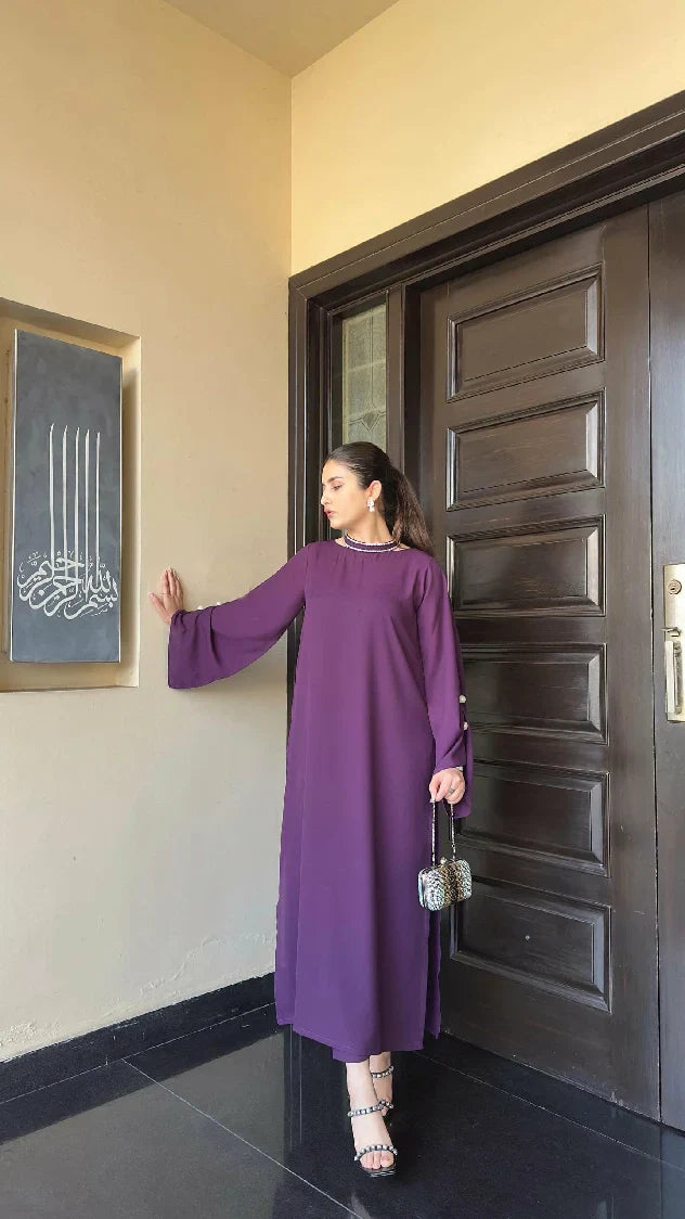 Picture of Manahils - Purple Pearls - Available at Raja Sahib