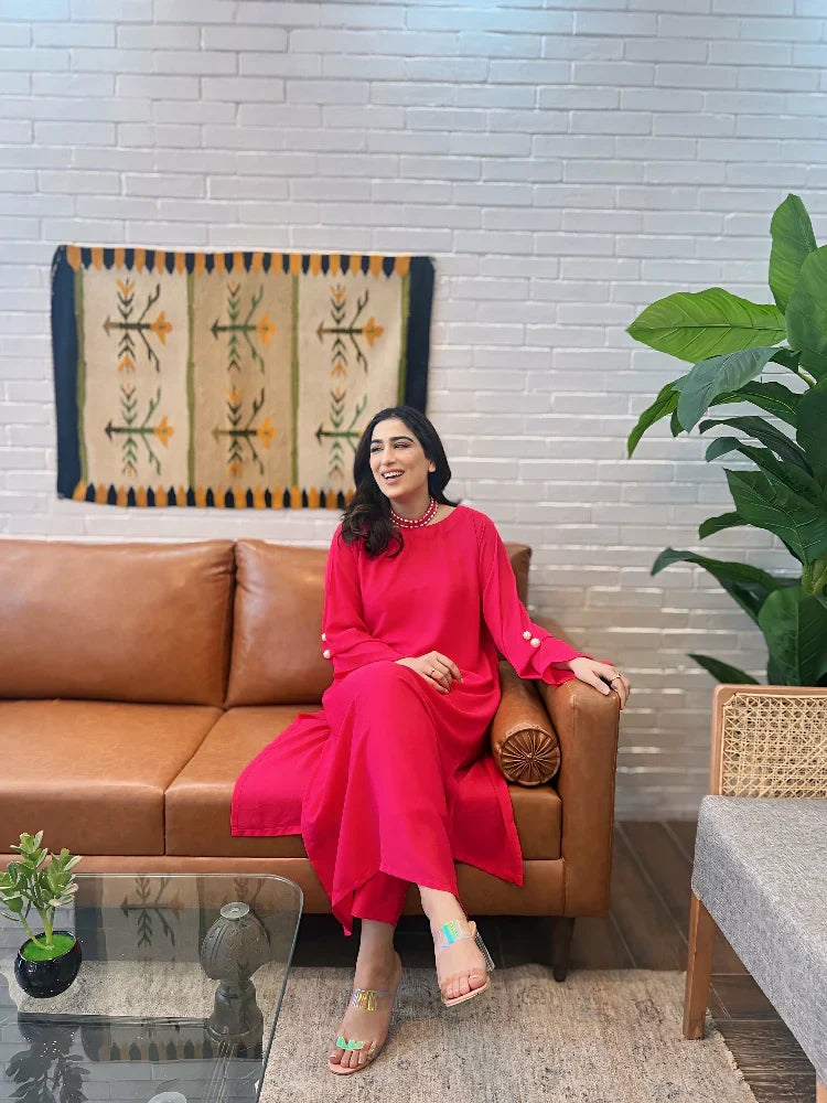 Picture of Manahils - Pink Pearls - Available at Raja Sahib