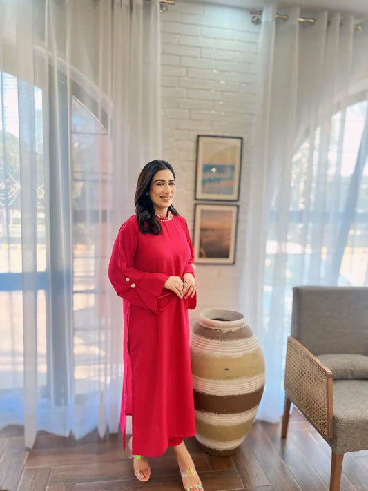 Picture of Manahils - Pink Pearls - Available at Raja Sahib