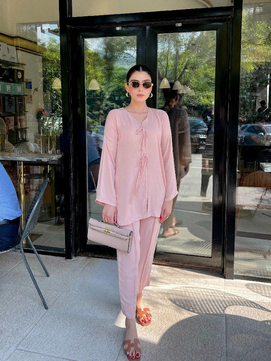 Picture of Manahils - Pastel Co-Ord Set - Available at Raja Sahib