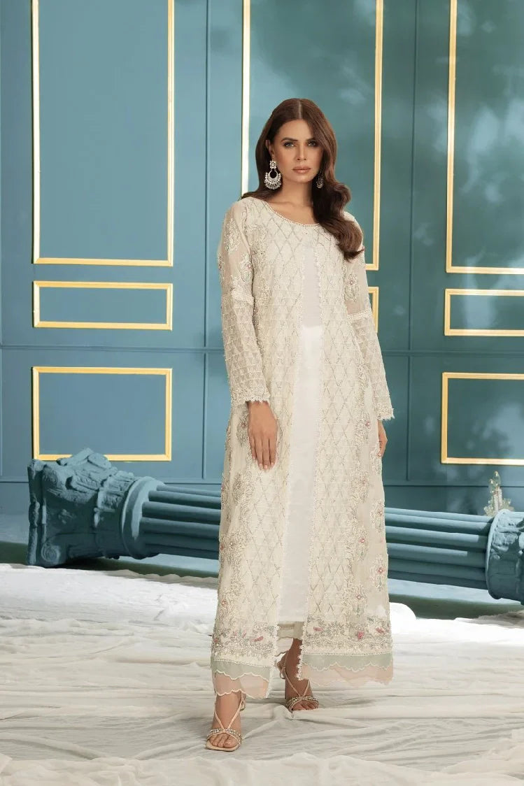 Picture of <!--avf-->Manahils - K-194-Roseate Elegance (Off White) - Available at Raja Sahib
