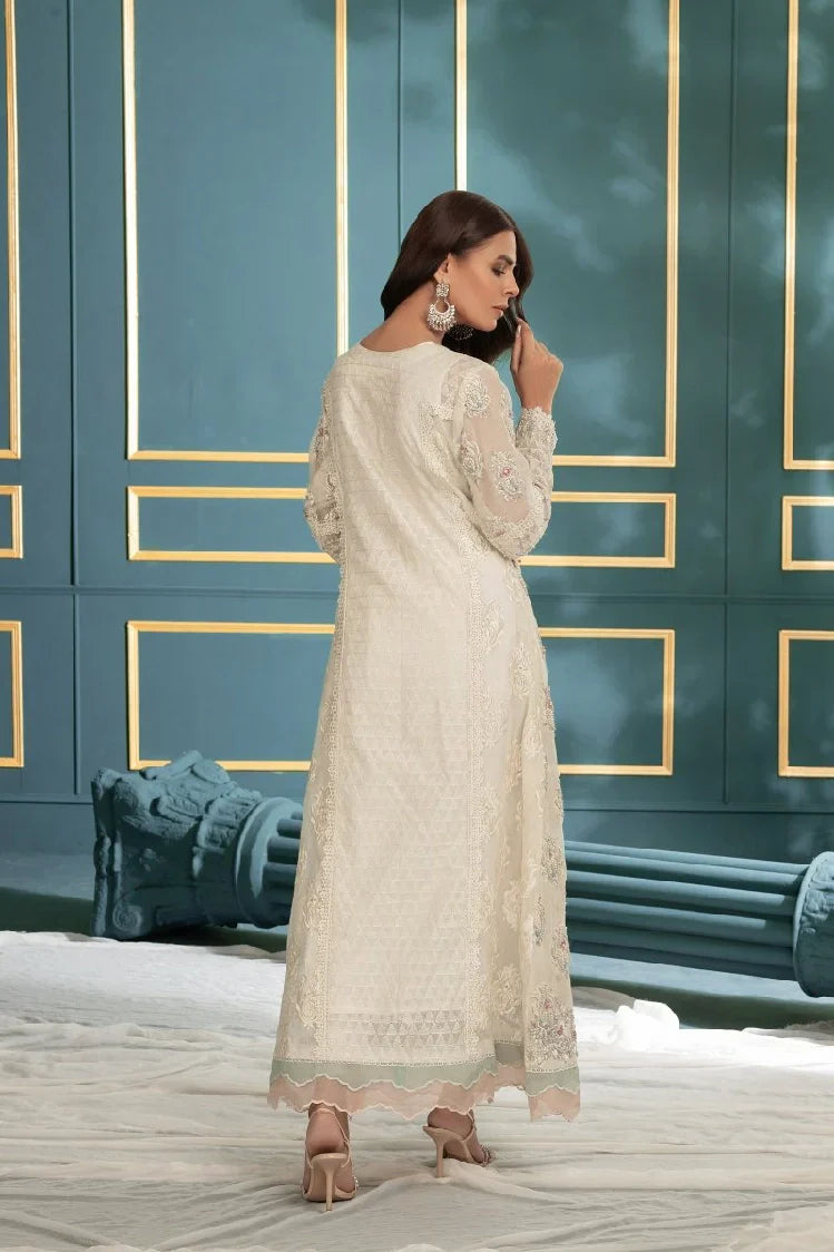 Picture of <!--avf-->Manahils - K-194-Roseate Elegance (Off White) - Available at Raja Sahib
