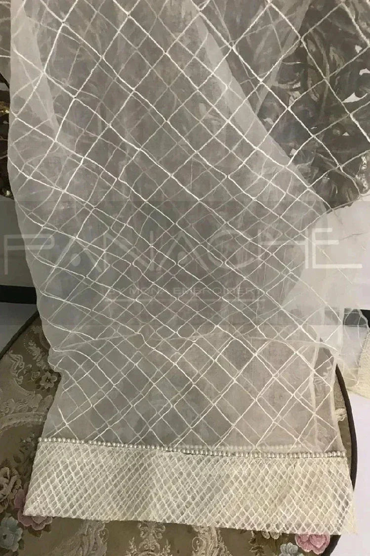 Picture of <!--avf-->Manahils - K-194-Roseate Elegance (Off White) - Available at Raja Sahib