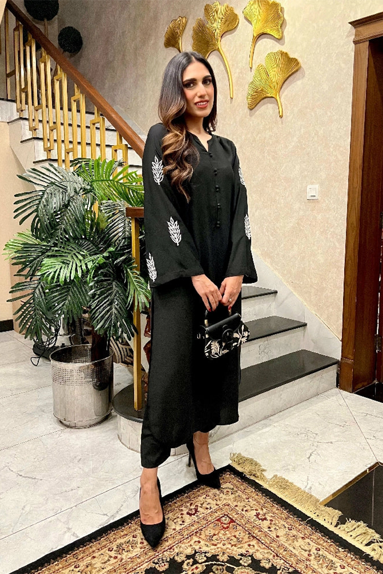 Picture of Manahils - Sleeves Embroidered Two Pc - Available at Raja Sahib