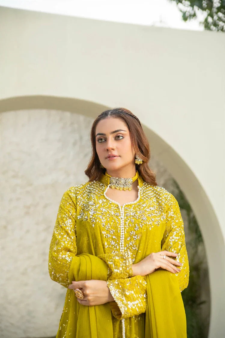 Picture of <!--auc-->Manahils - Sw 04-Mustard - Available at Raja Sahib