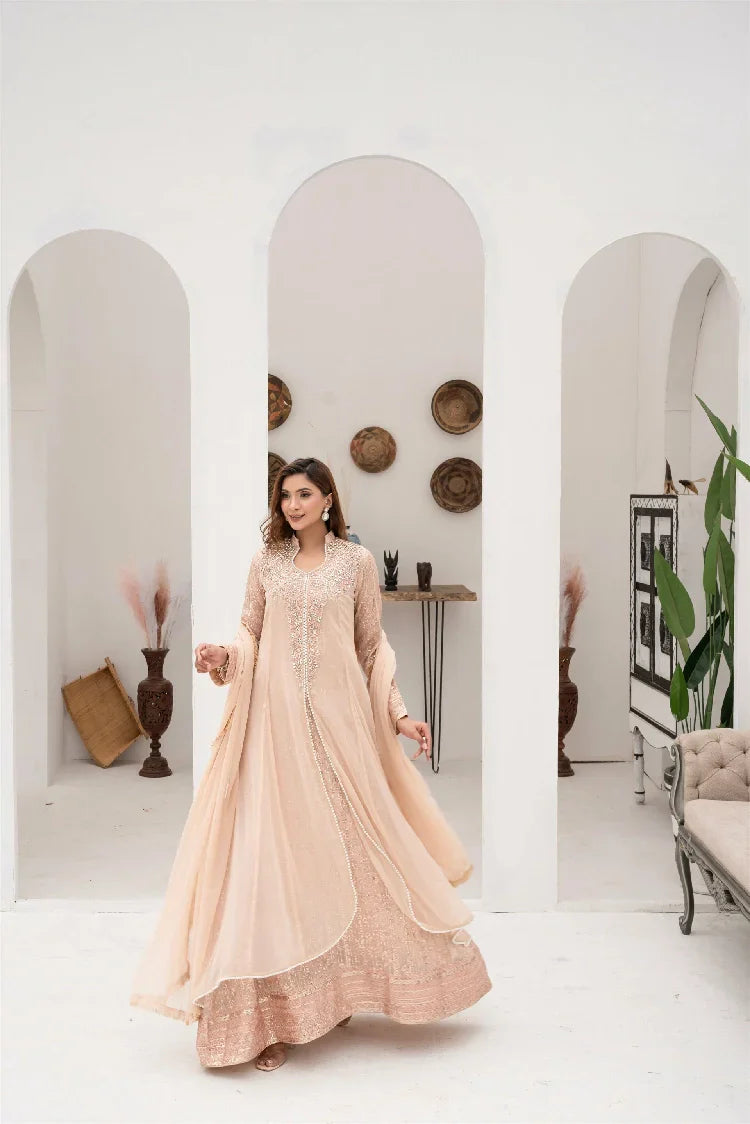 Picture of <!--atd-->Manahils - Sw 04-Peach - Available at Raja Sahib