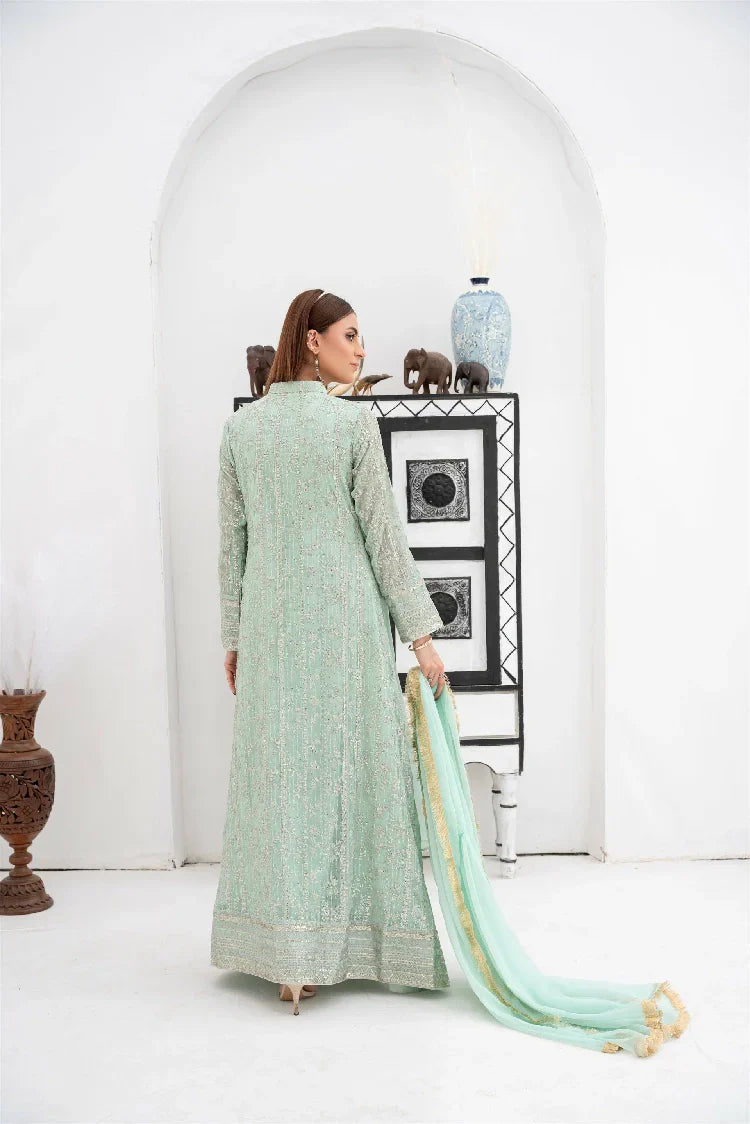 Picture of <!--atb-->Manahils - Sw 04-Pastel Green - Available at Raja Sahib