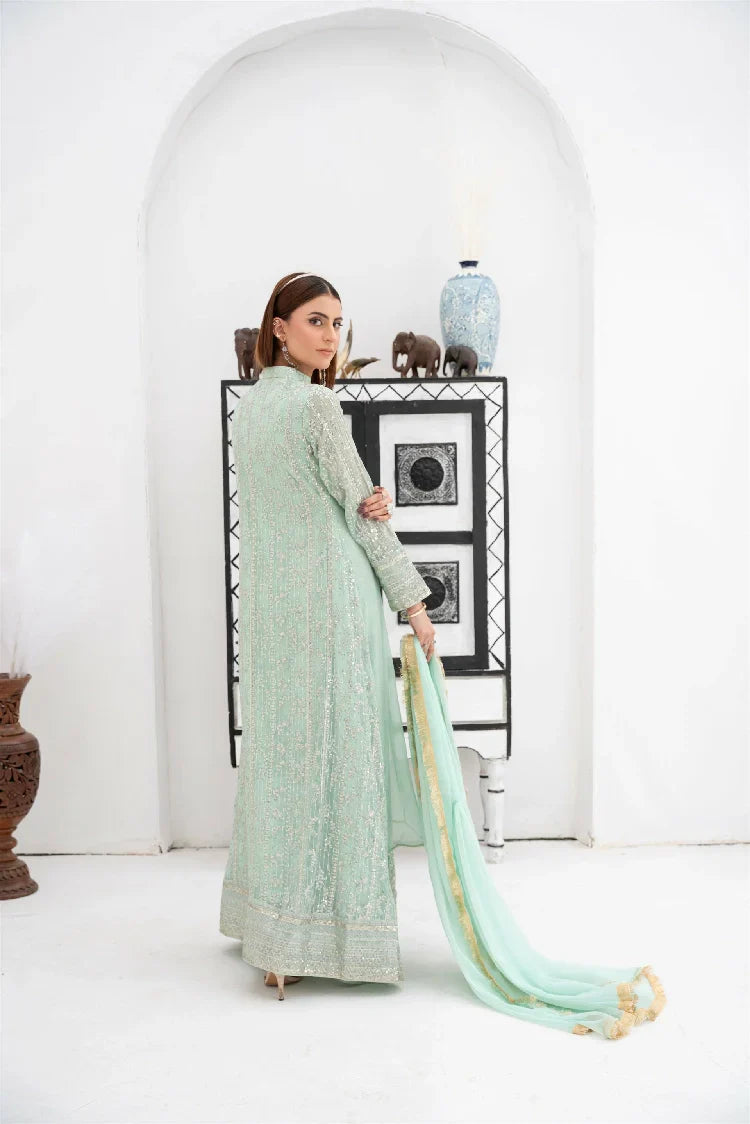 Picture of <!--atb-->Manahils - Sw 04-Pastel Green - Available at Raja Sahib