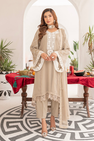 Manahils - Ishq-e-Murshid Pret - WA 07-Beige