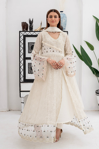 Picture of Manahils - Ishq-e-Murshid Pret - WA 01-Off White - Available at Raja Sahib