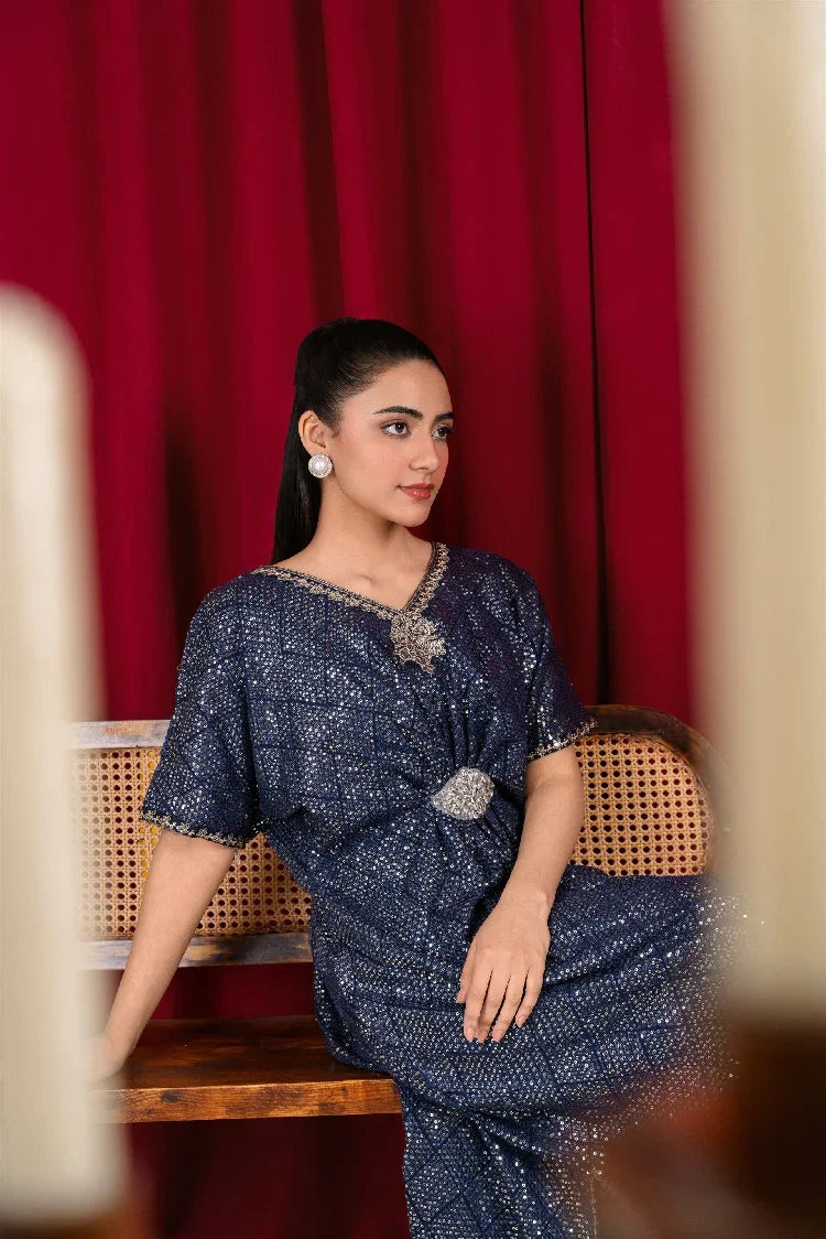 Picture of <!--awh-->Manahils - Wa 03-Navy Blue - Available at Raja Sahib