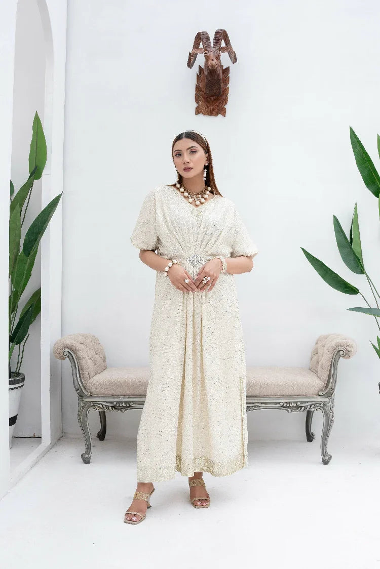 Picture of <!--ata-->Manahils - Wa 03-Off White - Available at Raja Sahib