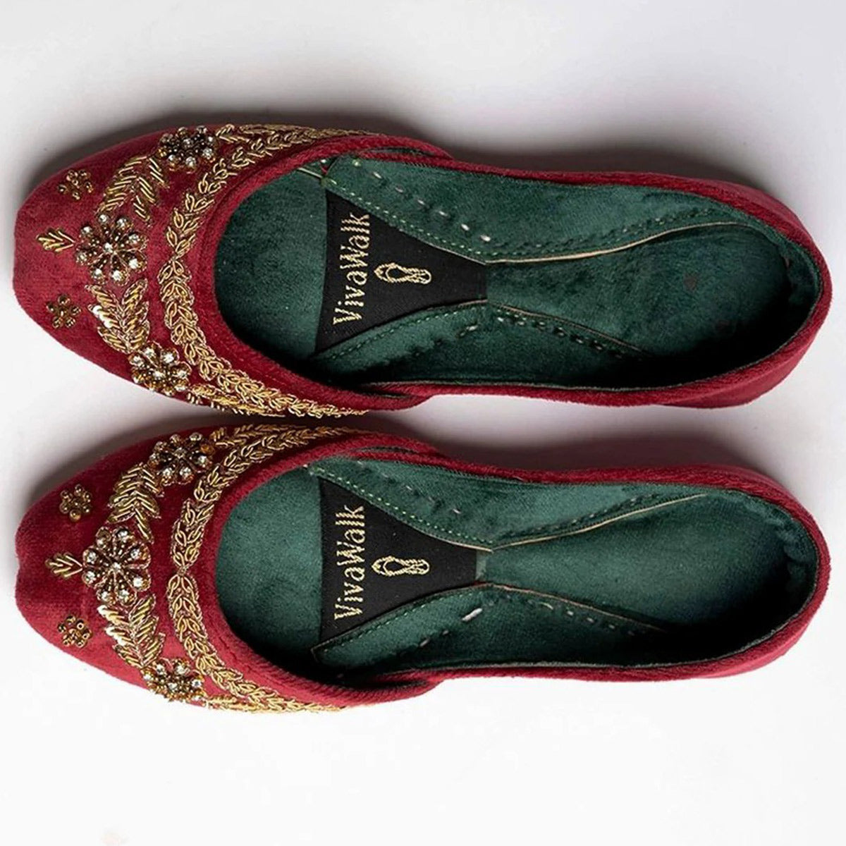 Picture of Viva Walk - Heritage Hue - Maroon Medley - Available at Raja Sahib