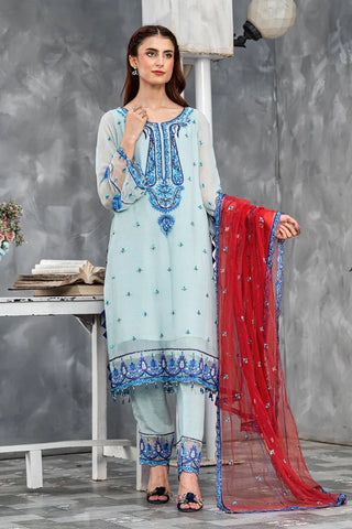 Picture of Maherposh - Maher e Bahar RTW Collection - MB-1012 - Saanjh - Available at Raja Sahib