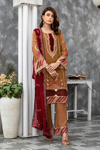 Picture of Maherposh - Maher e Bahar RTW Collection - MB-1014 - Larzish - Available at Raja Sahib