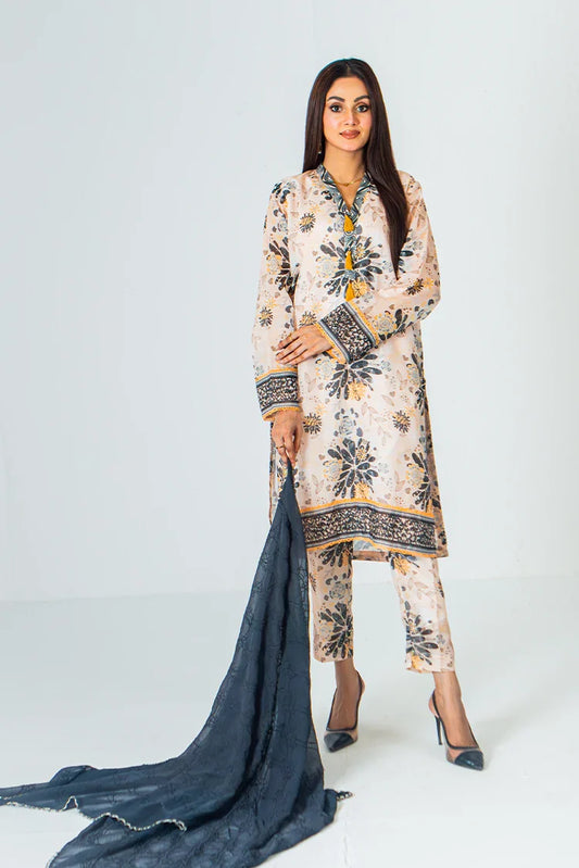 Picture of Mahnoor Ejaz - Noor Printed Pret Collection - ME-SPC-001-P - Available at Raja Sahib