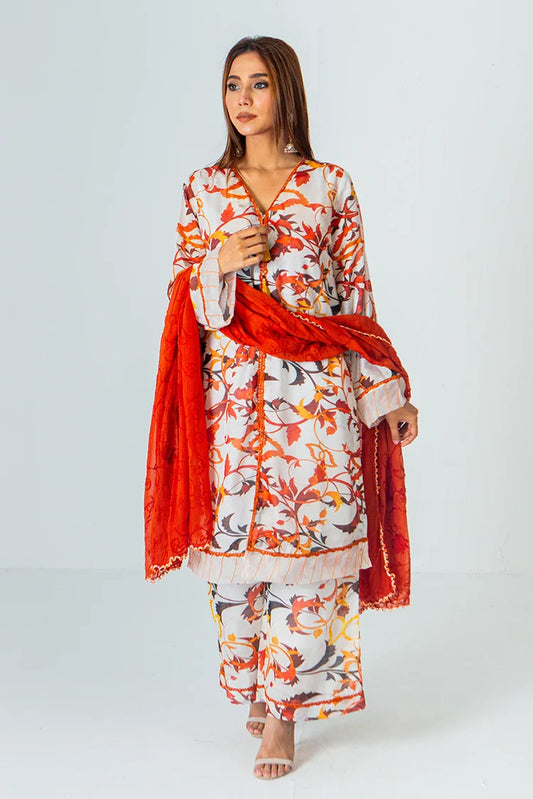 Picture of Mahnoor Ejaz - Noor Printed Pret Collection - ME-SPC-003-P - Available at Raja Sahib