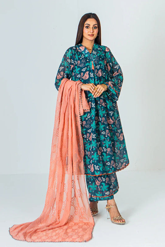 Picture of Mahnoor Ejaz - Noor Printed Pret Collection - ME-SPC-004-P - Available at Raja Sahib