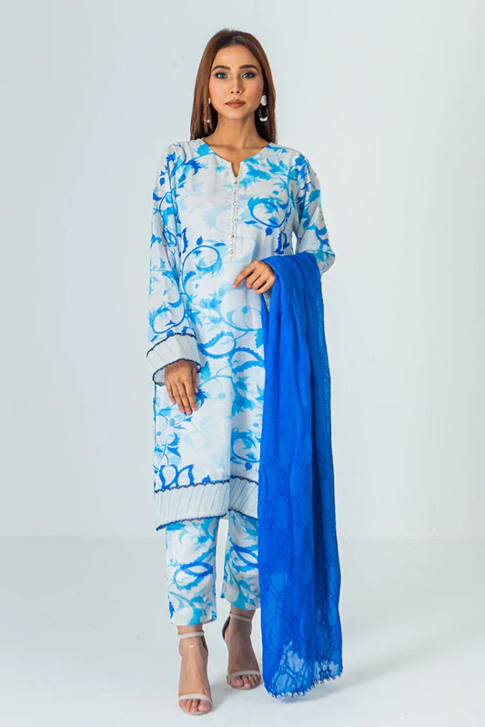 Picture of Mahnoor Ejaz - Noor Printed Pret Collection - ME-SPC-008-P - Available at Raja Sahib