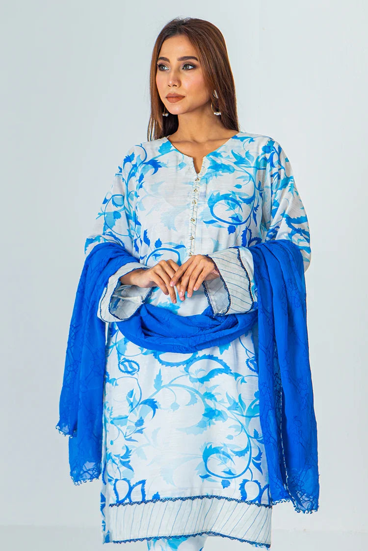 Picture of Mahnoor Ejaz - Noor Printed Pret Collection - ME-SPC-008-P - Available at Raja Sahib