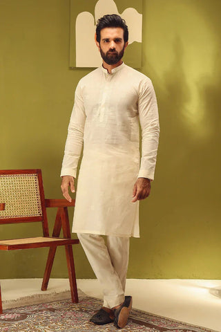 Picture of Istor - 2 Pc Stitched - Cream - MEBS-S24EF1-07 - Available at Raja Sahib