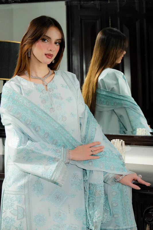Meerak - Emboidered Lawn - Evren