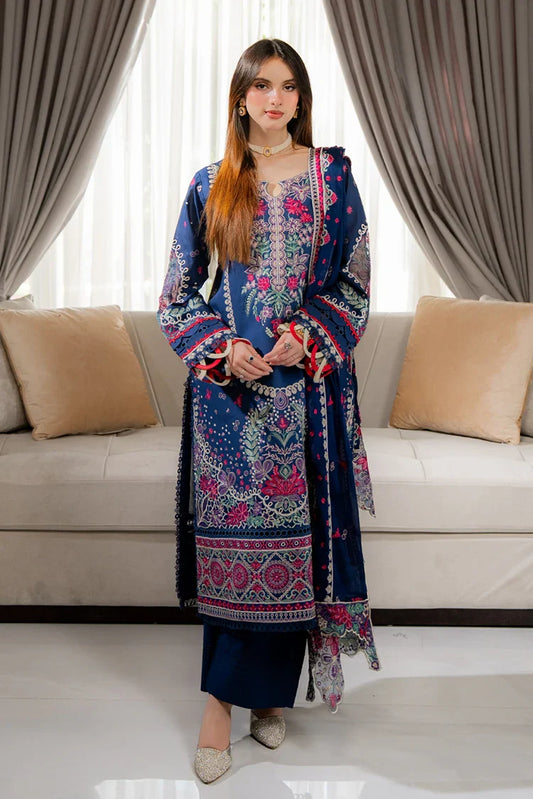 Meerak - Emboidered Lawn - Niva