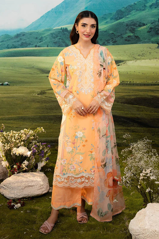 Meerak - Embroidered Lawn - Solstice