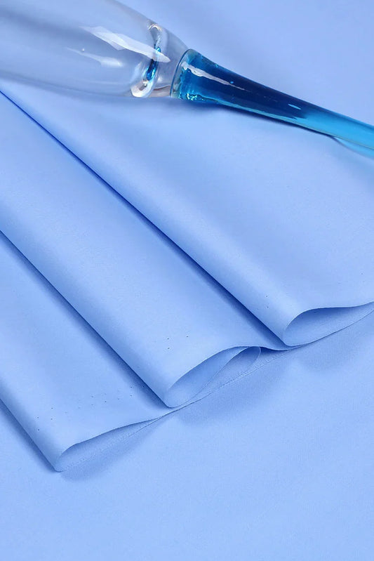 Fabrich - Mizaaj Latha Unstitch Fabric - Sky Blue