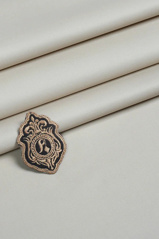 Fabrich - Mizaaj Latha Unstitch Fabric - Sand