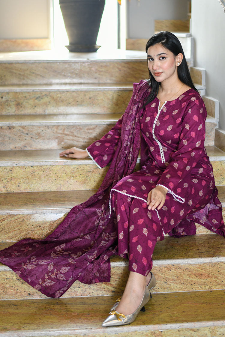 Picture of Maryam Malik - 3 PC Basic Pret Collection - D03 - Available at Raja Sahib