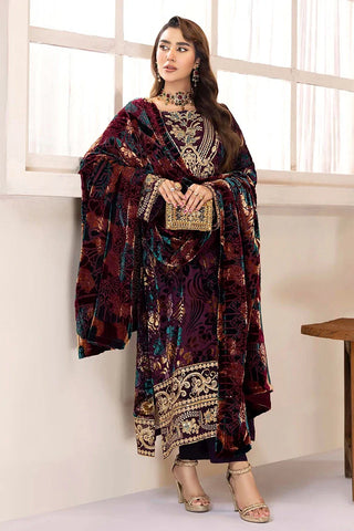 Adan's Libas - Micro Plachi Unstitched Collection - 4554