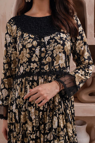 Meerak - Fiore Unstitched Collection - Onyx