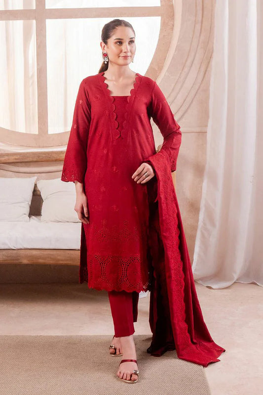 Picture of Meraki - Elara Unstitched Collection - Scarlett - Available at Raja Sahib