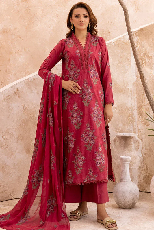 Picture of Kleren - Mahhe Embroidered Lawn Collection - MH-03 - Available at Raja Sahib