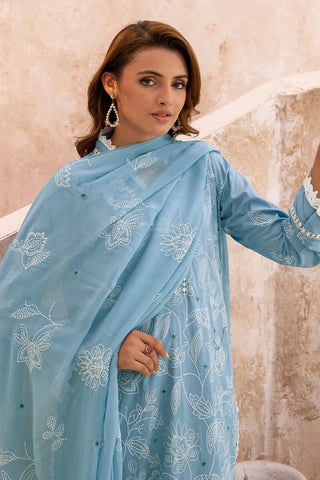 Picture of Kleren - Mahhe Embroidered Lawn Collection - MH-04 - Available at Raja Sahib