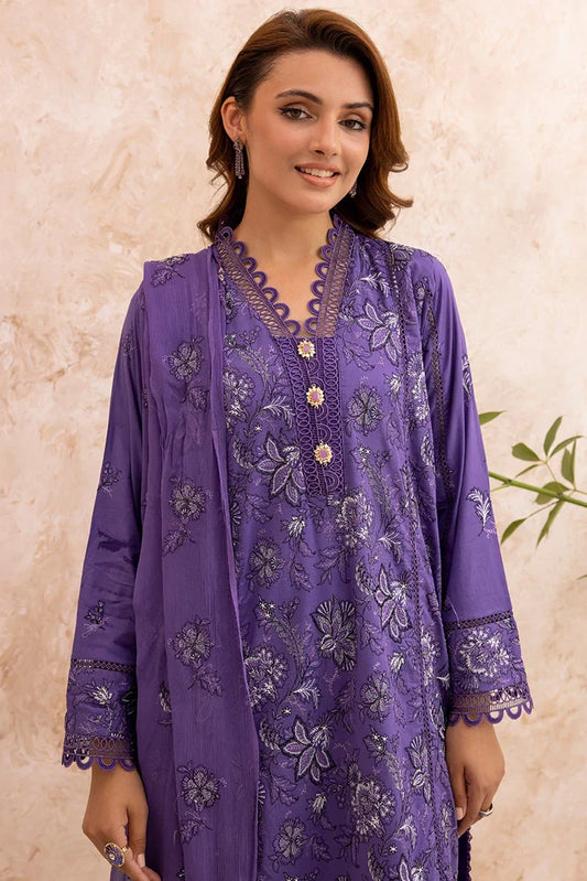 Picture of Kleren - Mahhe Embroidered Lawn Collection - MH-05 - Available at Raja Sahib