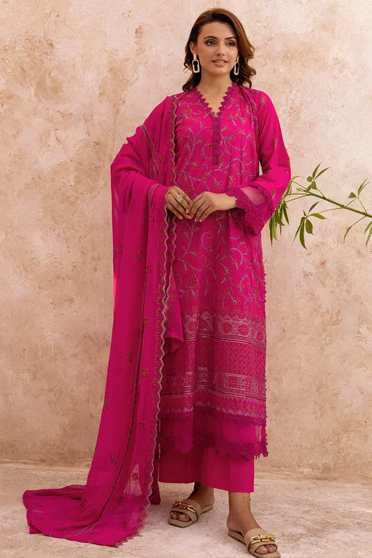 Picture of Kleren - Mahhe Embroidered Lawn Collection - MH-06 - Available at Raja Sahib