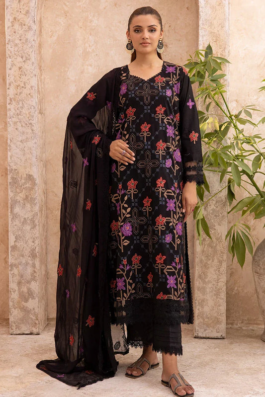 Picture of Kleren - Mahhe Embroidered Lawn Collection - MH-07 - Available at Raja Sahib