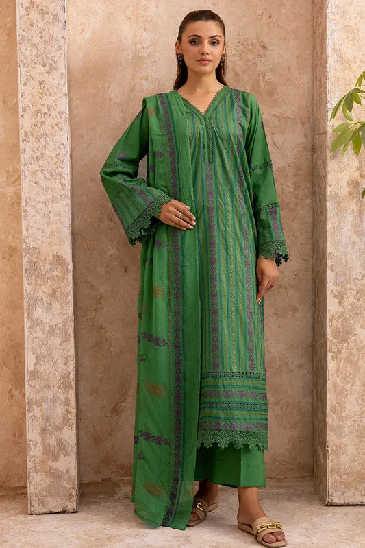 Picture of Kleren - Mahhe Embroidered Lawn Collection - MH-08 - Available at Raja Sahib