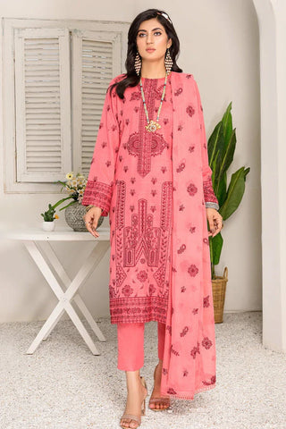 Picture of Kleren - Mehr o Maah Embroidered Slub Karandi Collection - M-18 - Available at Raja Sahib