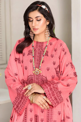 Picture of Kleren - Mehr o Maah Embroidered Slub Karandi Collection - M-18 - Available at Raja Sahib