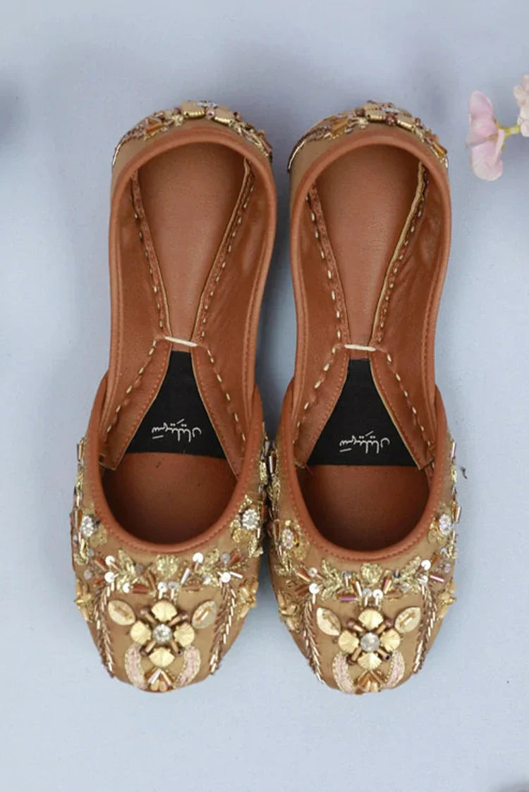 Picture of Saheliyan - Heer Collection - Murghabi Brown - Available at Raja Sahib