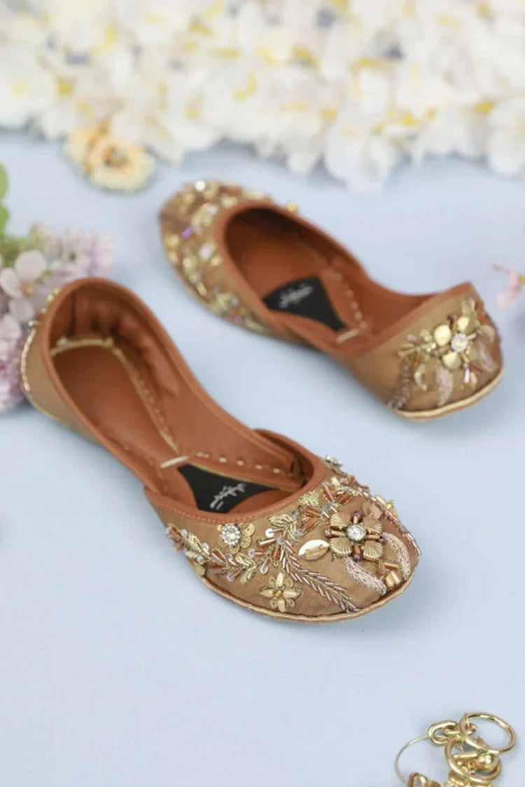 Picture of Saheliyan - Heer Collection - Murghabi Brown - Available at Raja Sahib