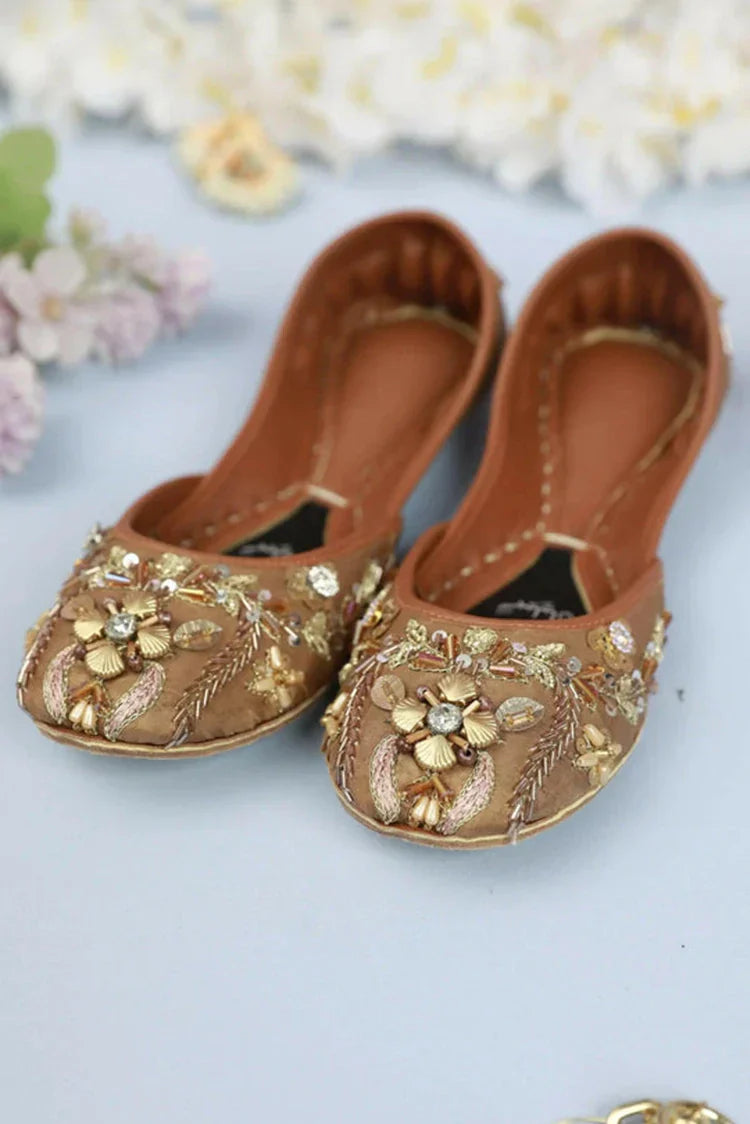 Picture of Saheliyan - Heer Collection - Murghabi Brown - Available at Raja Sahib