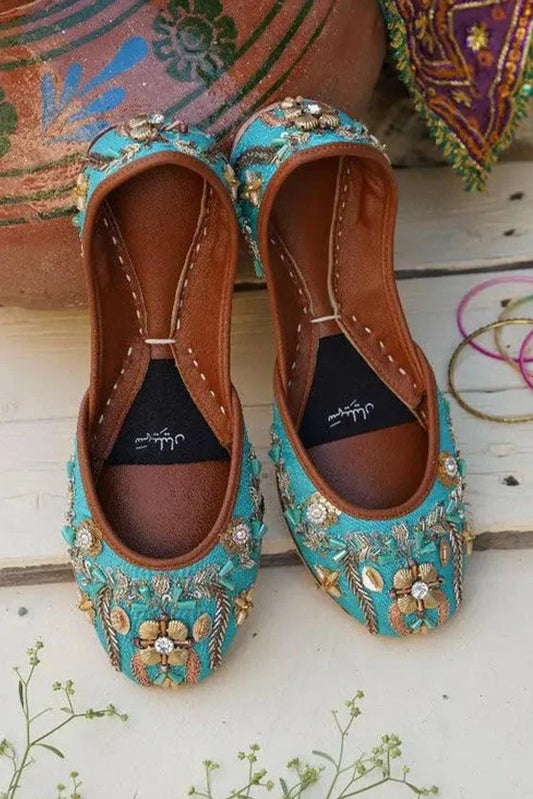 Picture of Saheliyan - Heer Collection - Murghabi Green - Available at Raja Sahib