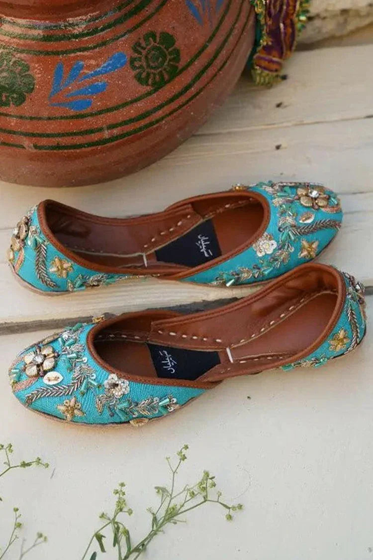 Picture of Saheliyan - Heer Collection - Murghabi Green - Available at Raja Sahib