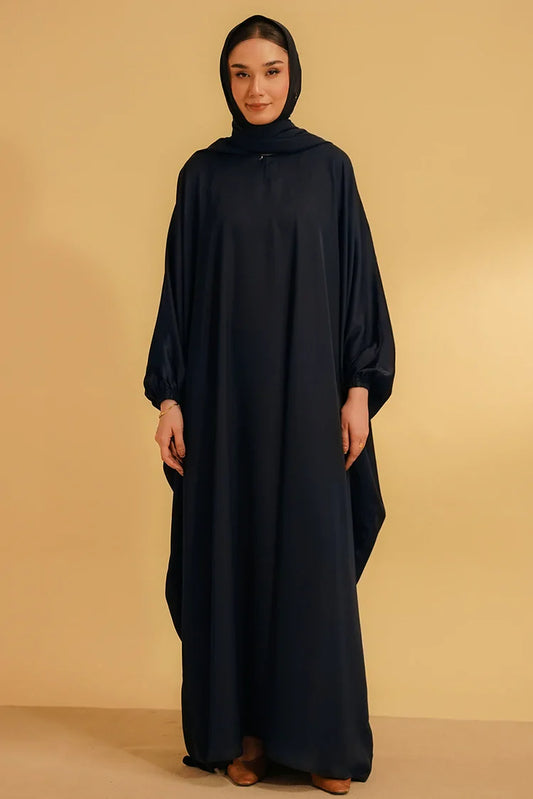 Divinely Crafted - Kaftan Abaya - Navy